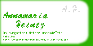 annamaria heintz business card